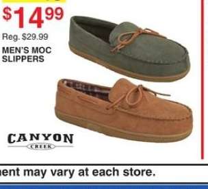 CANYON MEN'S MOC SLIPPERS