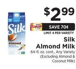 Almond Milk - 64 - fl. oz. cont., Any Variety