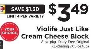 Just Like Cream Cheese Block - 8 - oz. pkg., Dairy - Free, Original