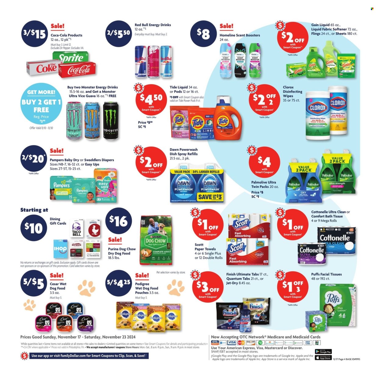 Family Dollar ad - 11/17/2024 - 11/23/2024. Page 1