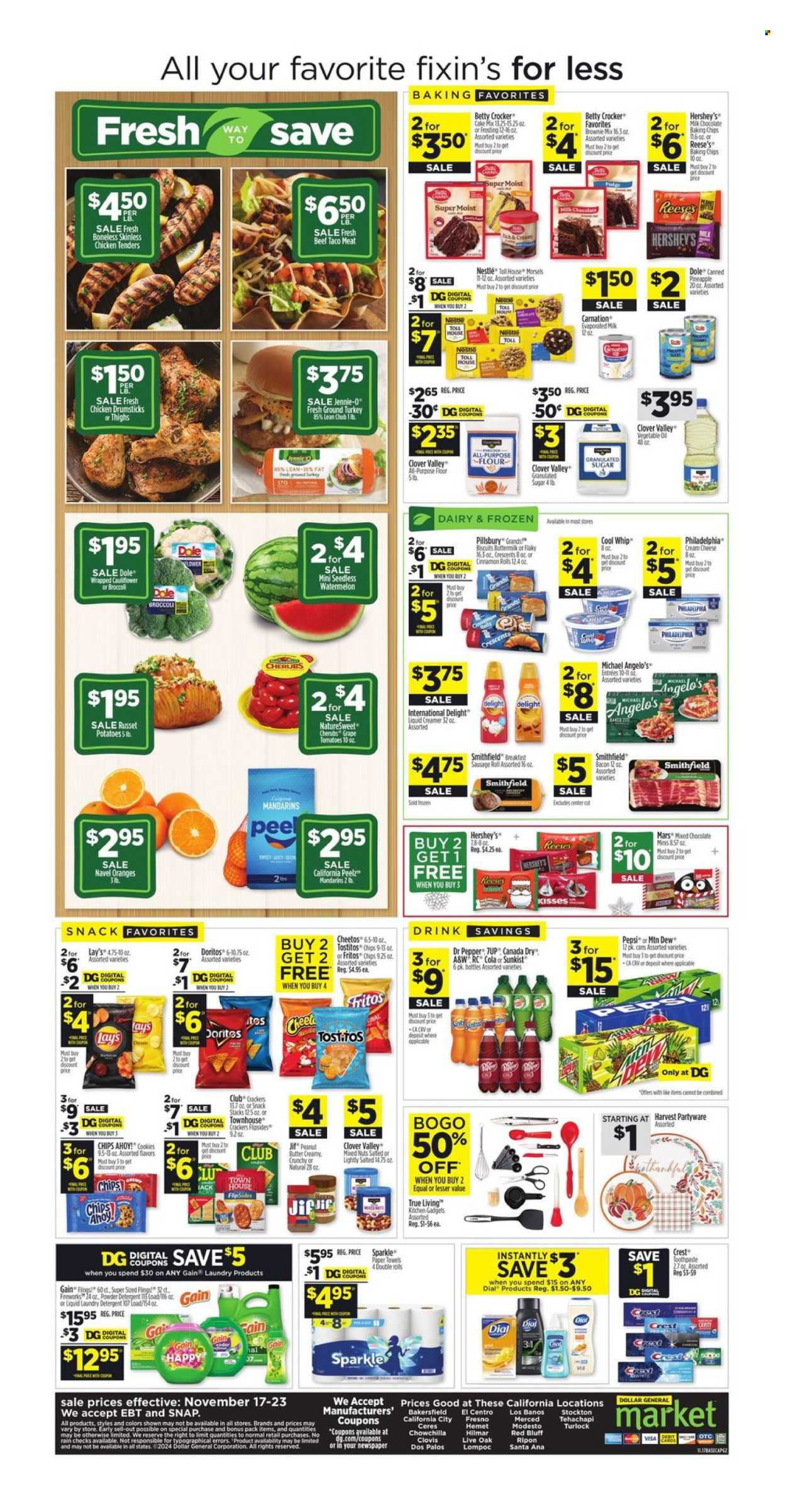 Dollar General ad - 11/17/2024 - 11/23/2024. Page 1