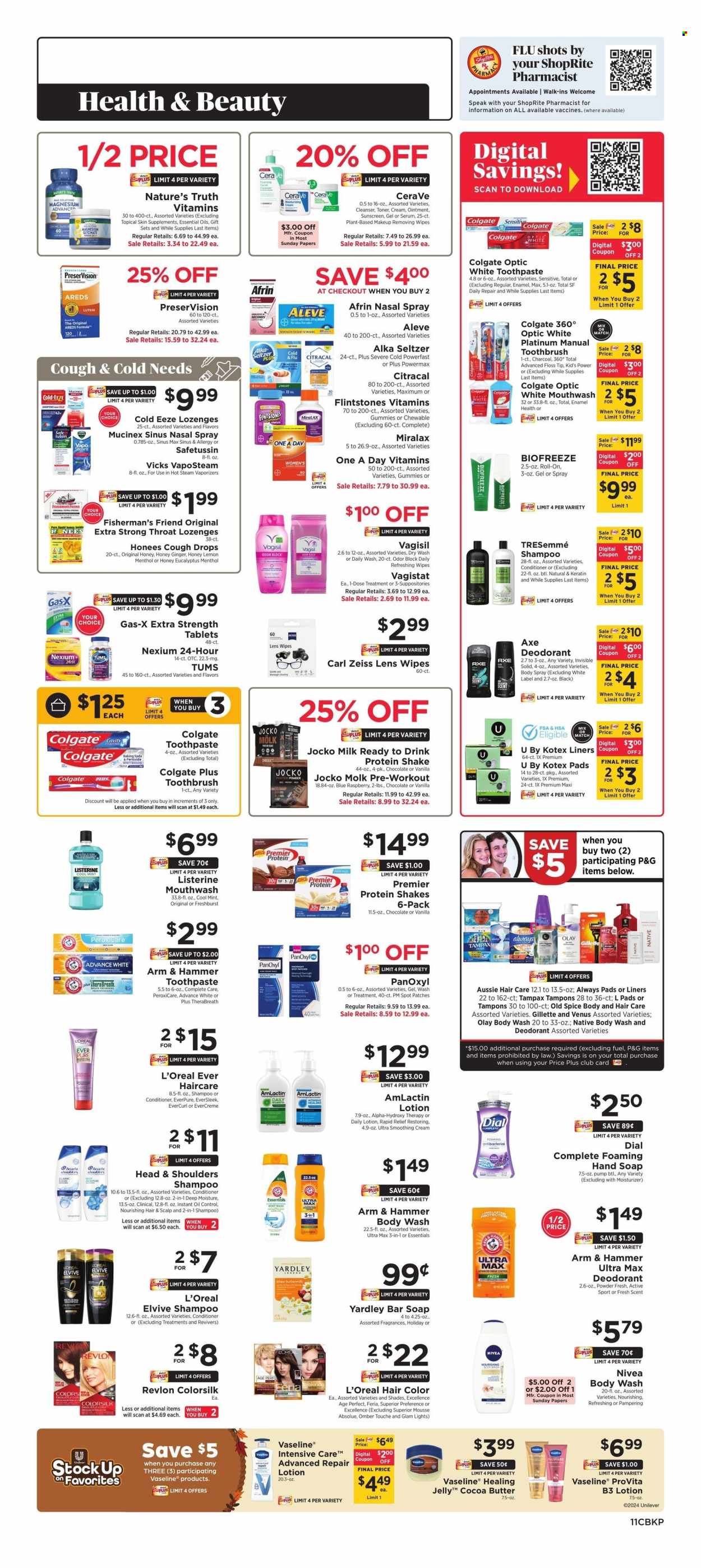 ShopRite ad - 11/17/2024 - 11/23/2024. Page 1