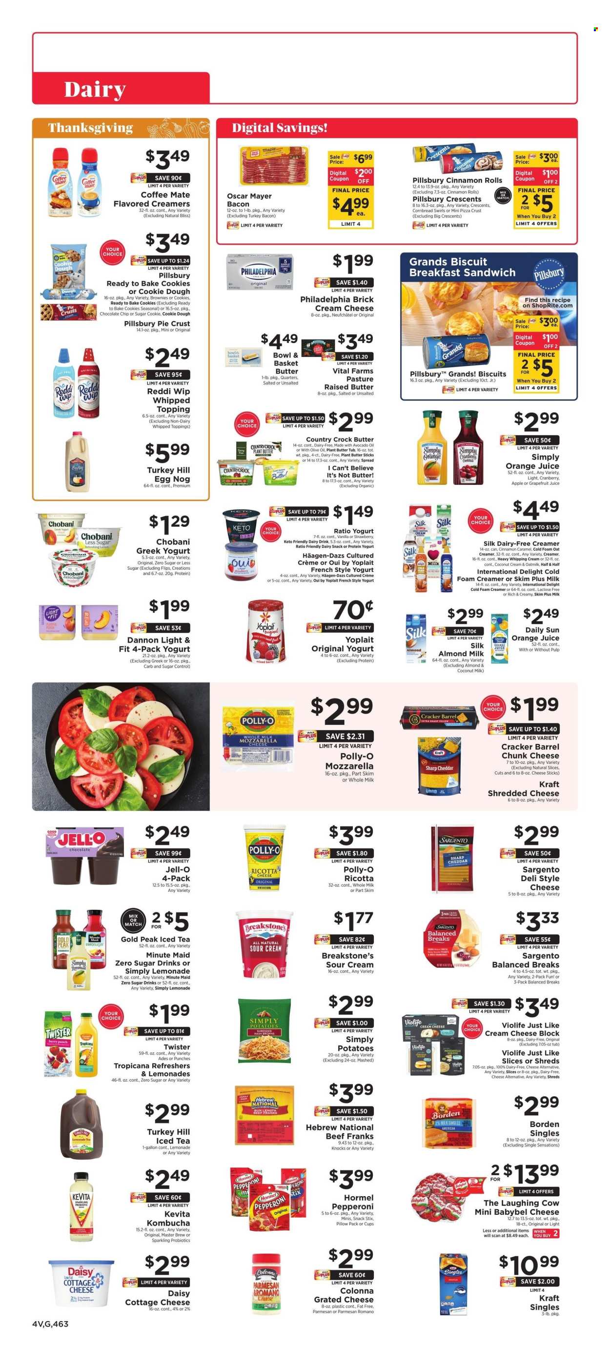 ShopRite ad - 11/17/2024 - 11/23/2024. Page 1