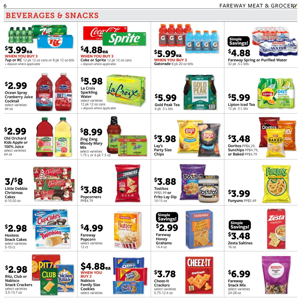 Fareway ad - 11/18/2024 - 11/23/2024. Page 1