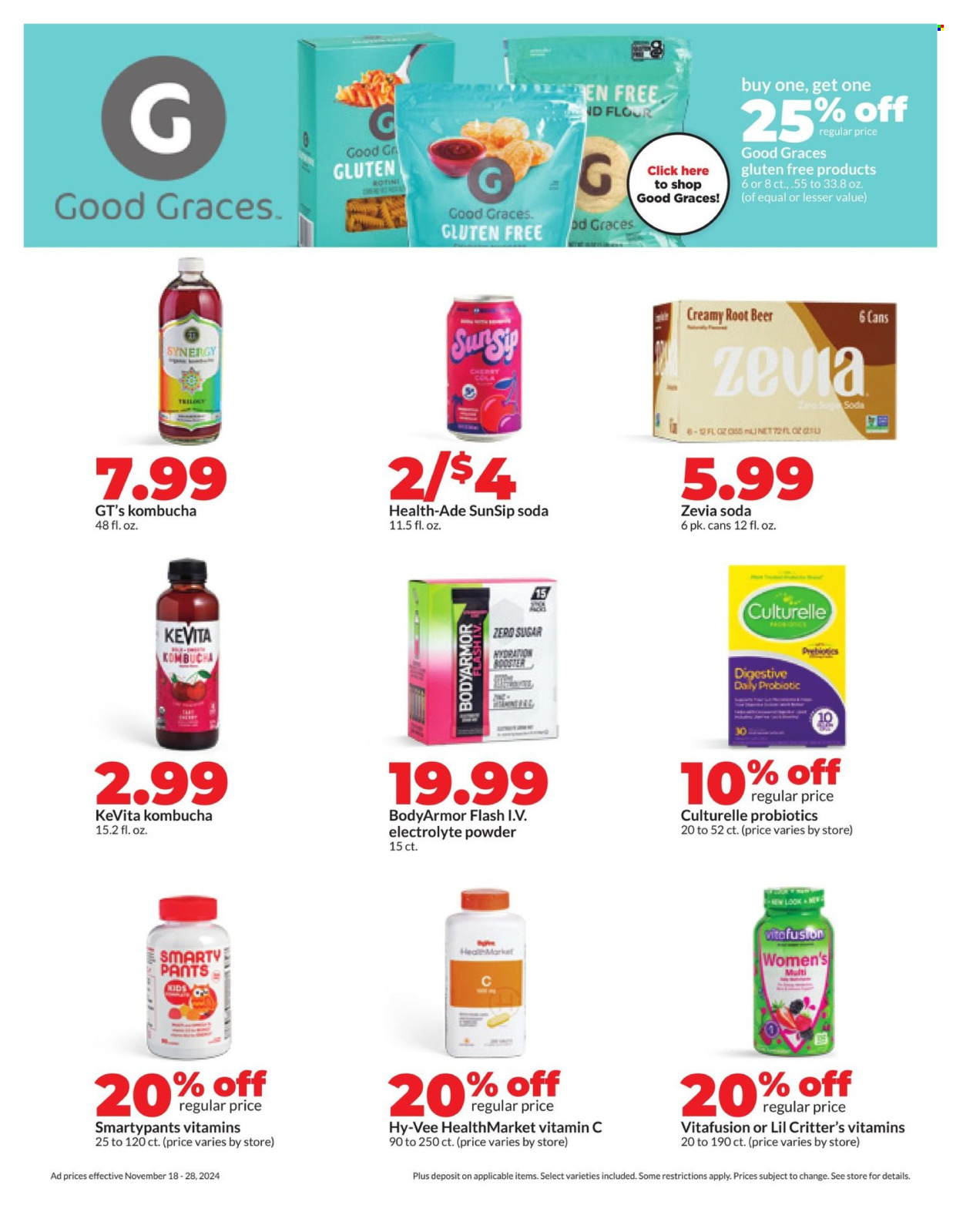 Hy-Vee ad - 11/18/2024 - 11/28/2024. Page 1