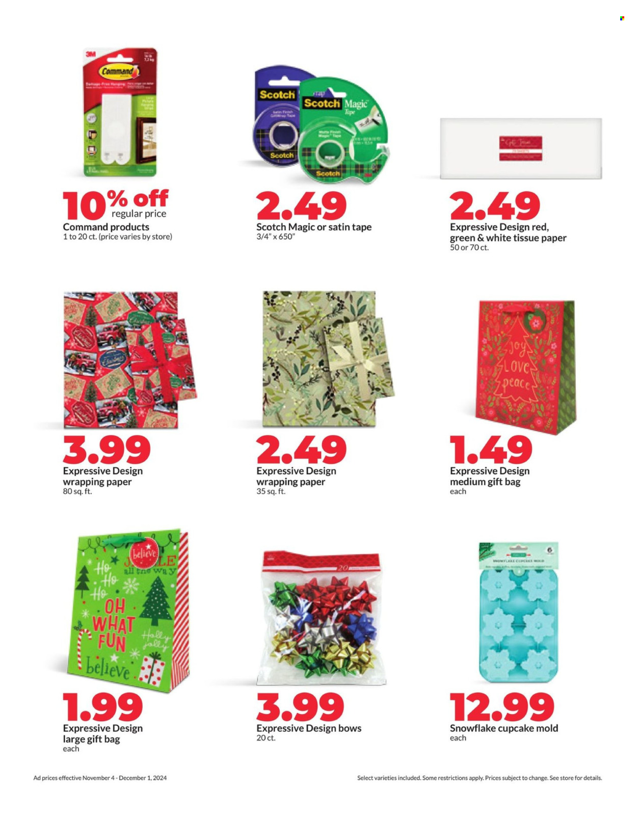 Hy-Vee ad - 11/18/2024 - 11/28/2024. Page 1