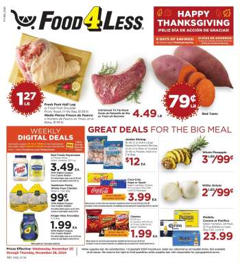 thumbnail - Food 4 Less Ad - California Weekly Ad