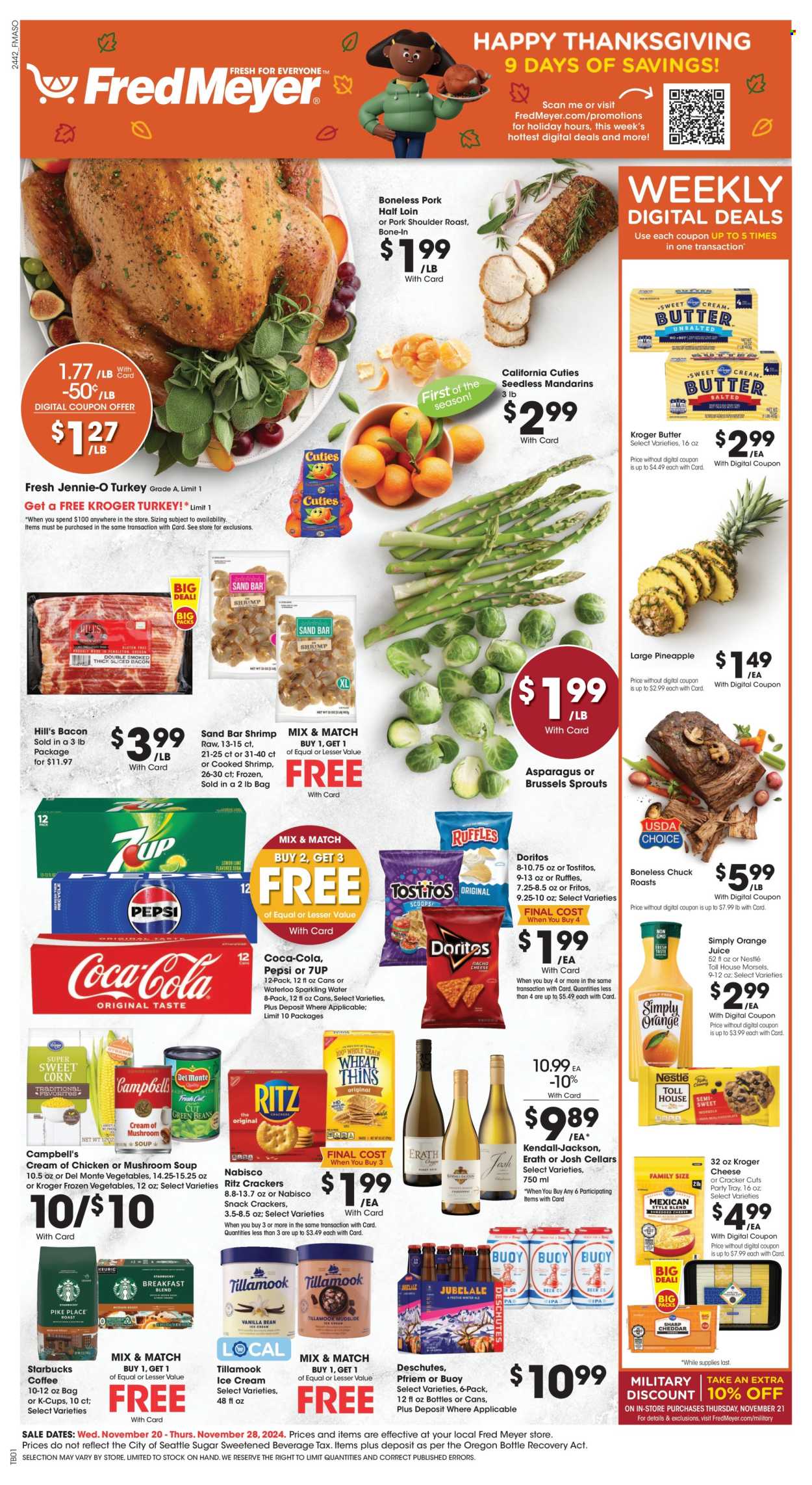 Fred Meyer ad - 11/20/2024 - 11/28/2024. Page 1