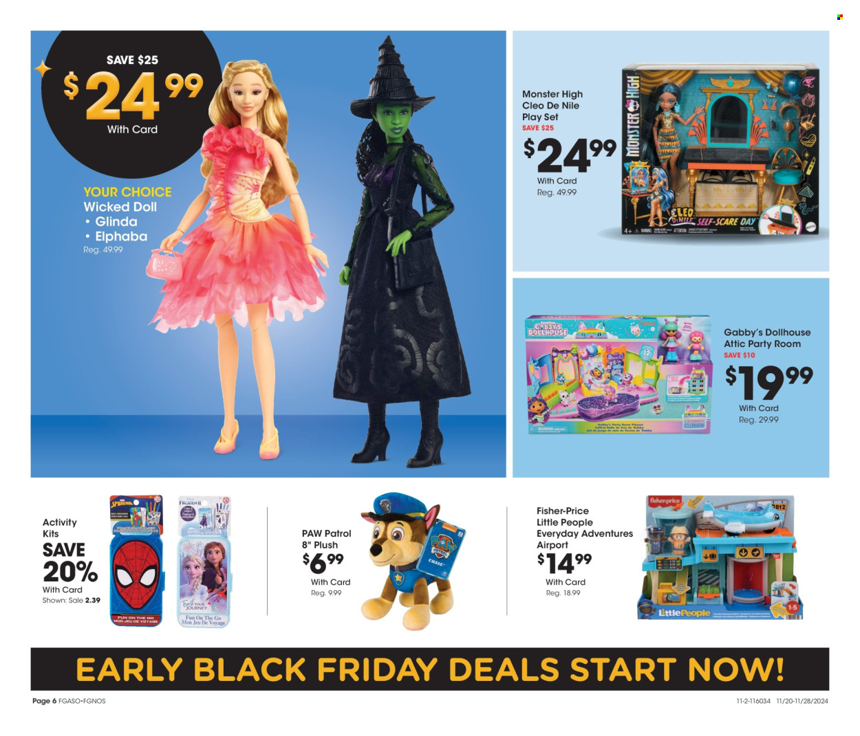 Fred Meyer ad - 11/20/2024 - 11/28/2024. Page 1