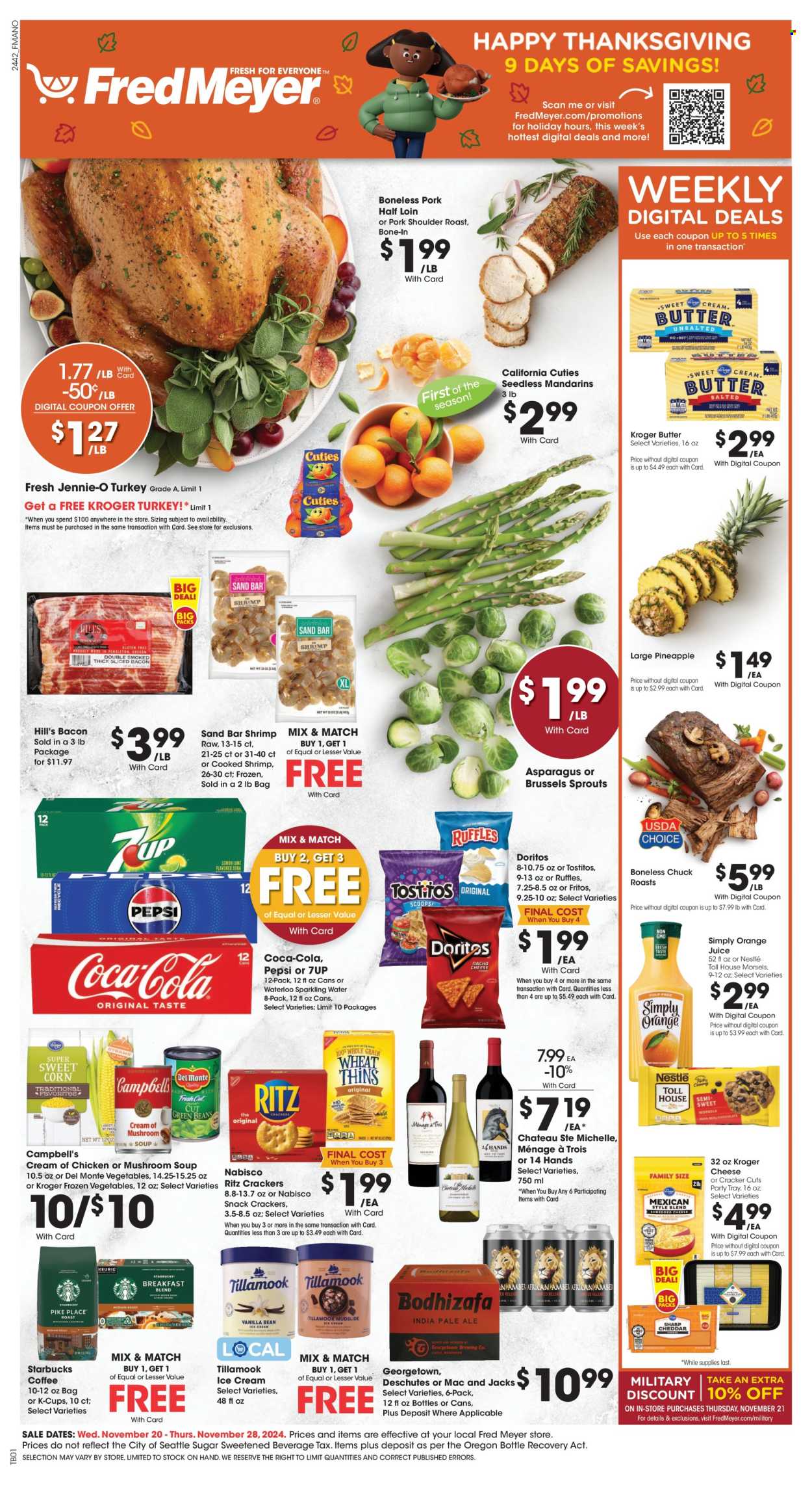 Fred Meyer ad - 11/20/2024 - 11/28/2024. Page 1