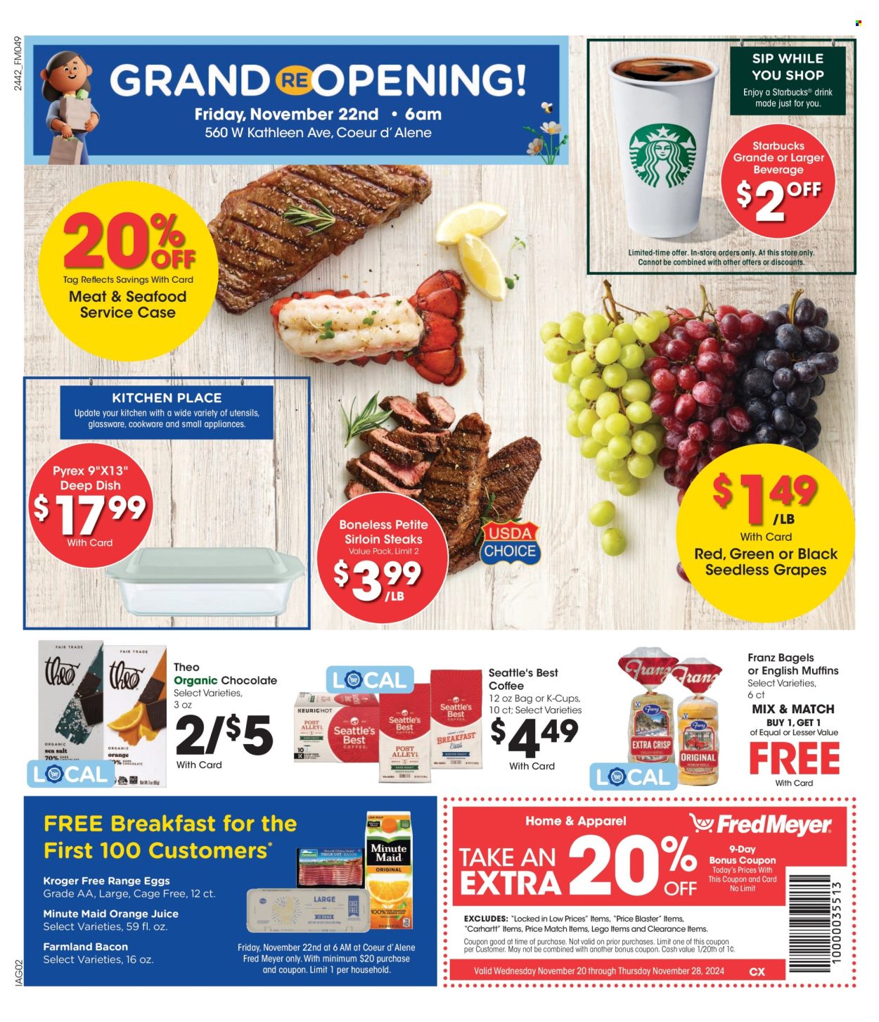 Fred Meyer ad - 11/20/2024 - 11/28/2024. Page 1