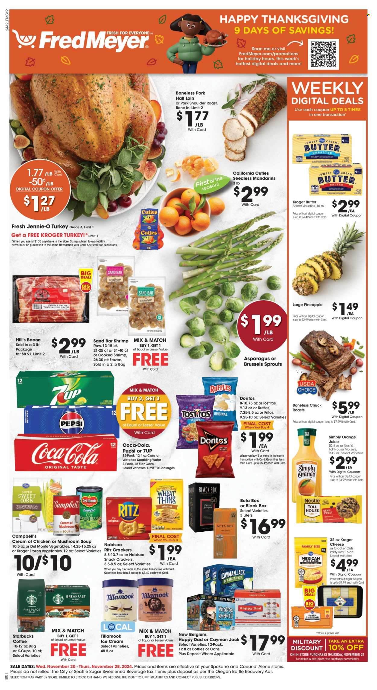 Fred Meyer ad - 11/20/2024 - 11/28/2024. Page 1