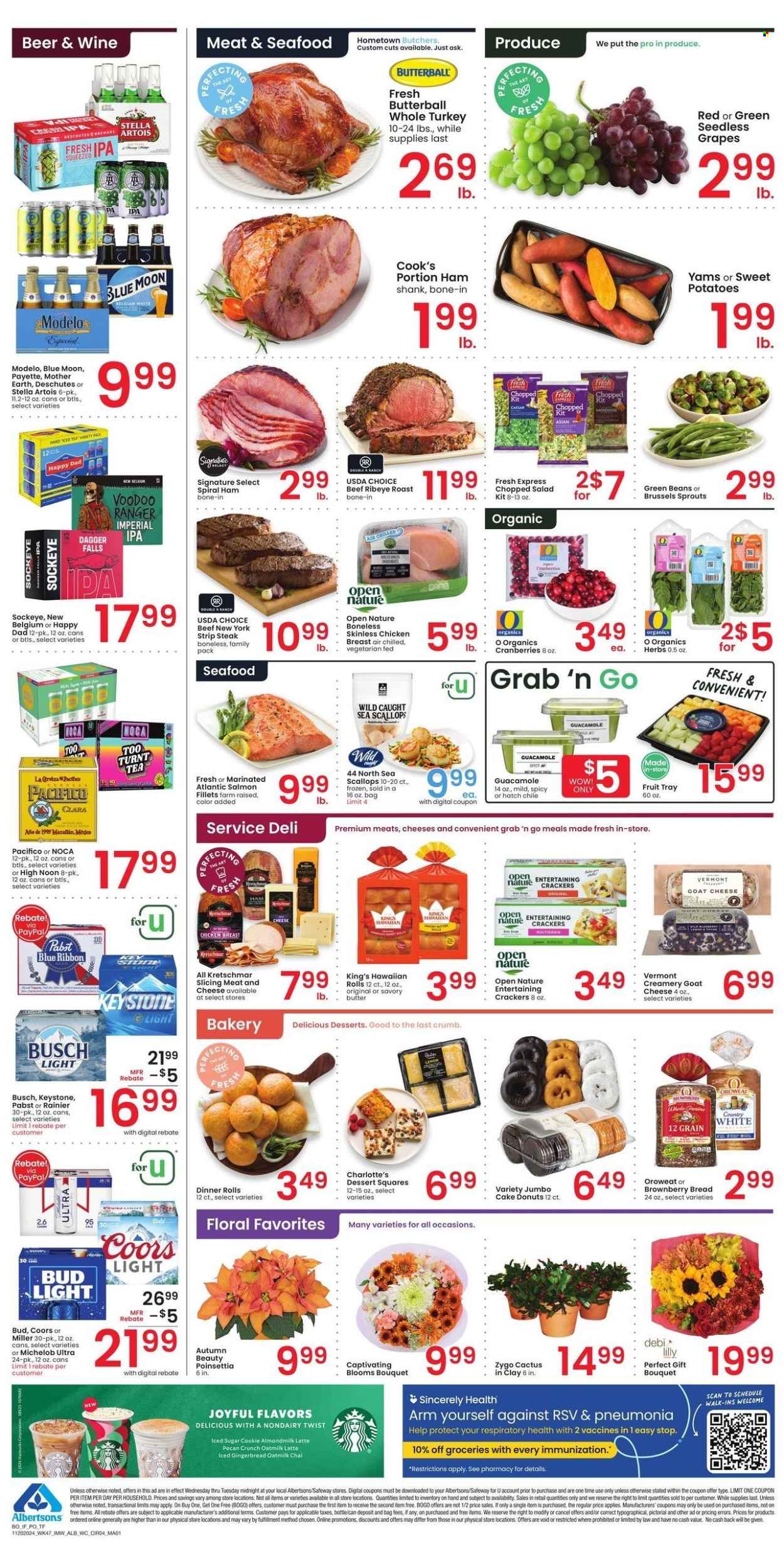 Albertsons ad - 11/20/2024 - 11/28/2024. Page 1