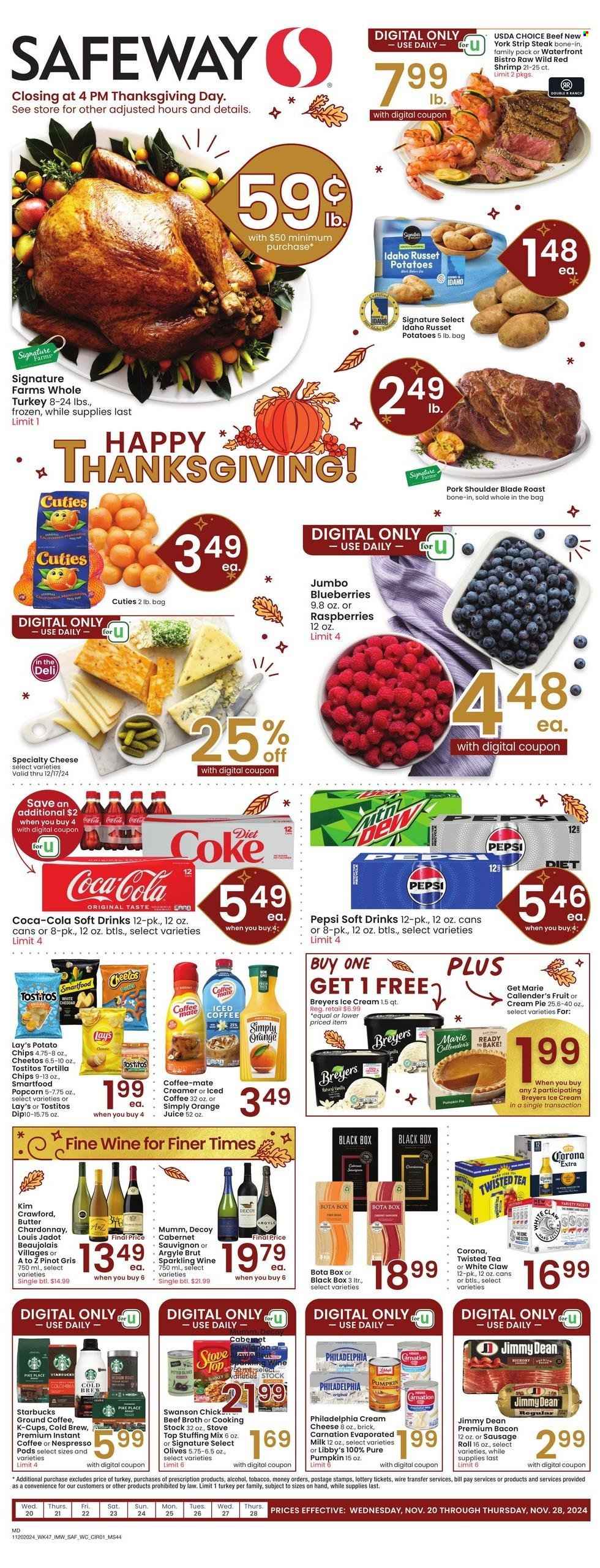 Safeway ad - 11/20/2024 - 11/26/2024. Page 1