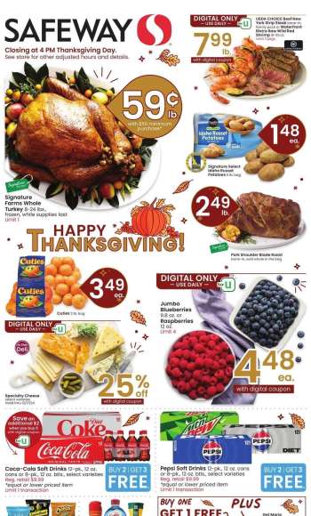 Safeway Flyer - 11/20/2024 - 11/26/2024.