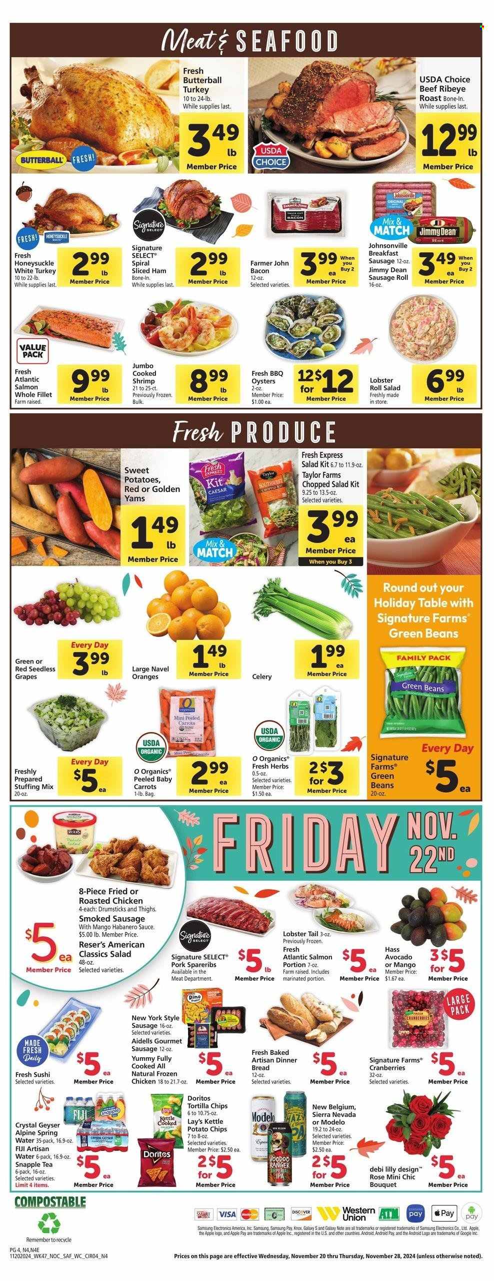 Safeway ad - 11/20/2024 - 11/28/2024. Page 1