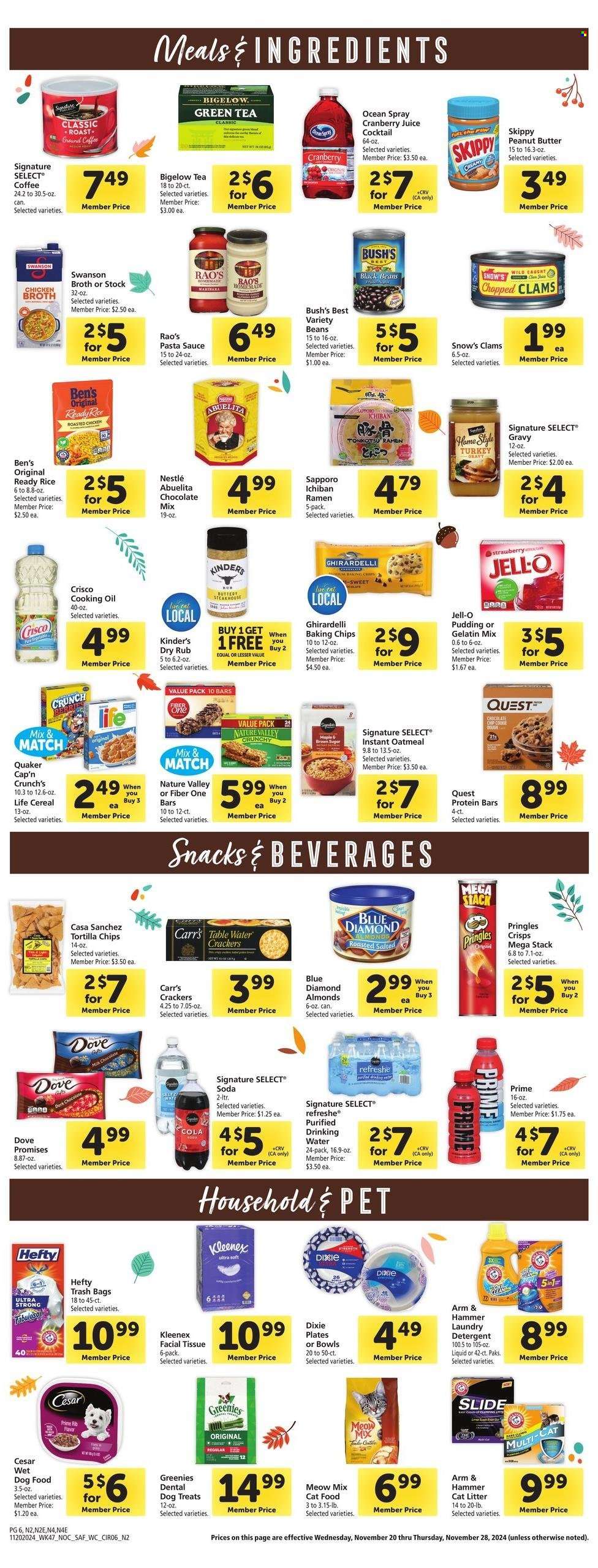 Safeway ad - 11/20/2024 - 11/28/2024. Page 1