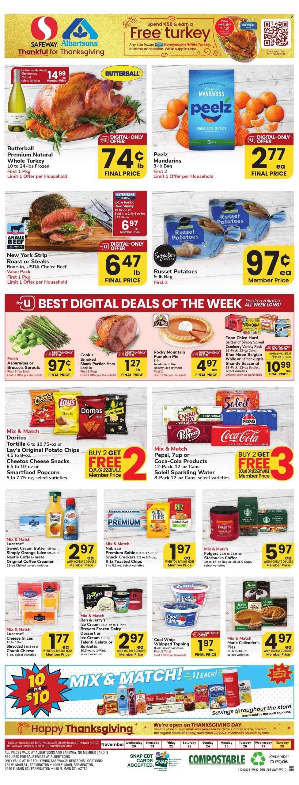 Safeway ad - 11/20/2024 - 11/28/2024. Page 1