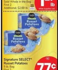 Signature Select® Russet Potatoes - 5 lb. Bag