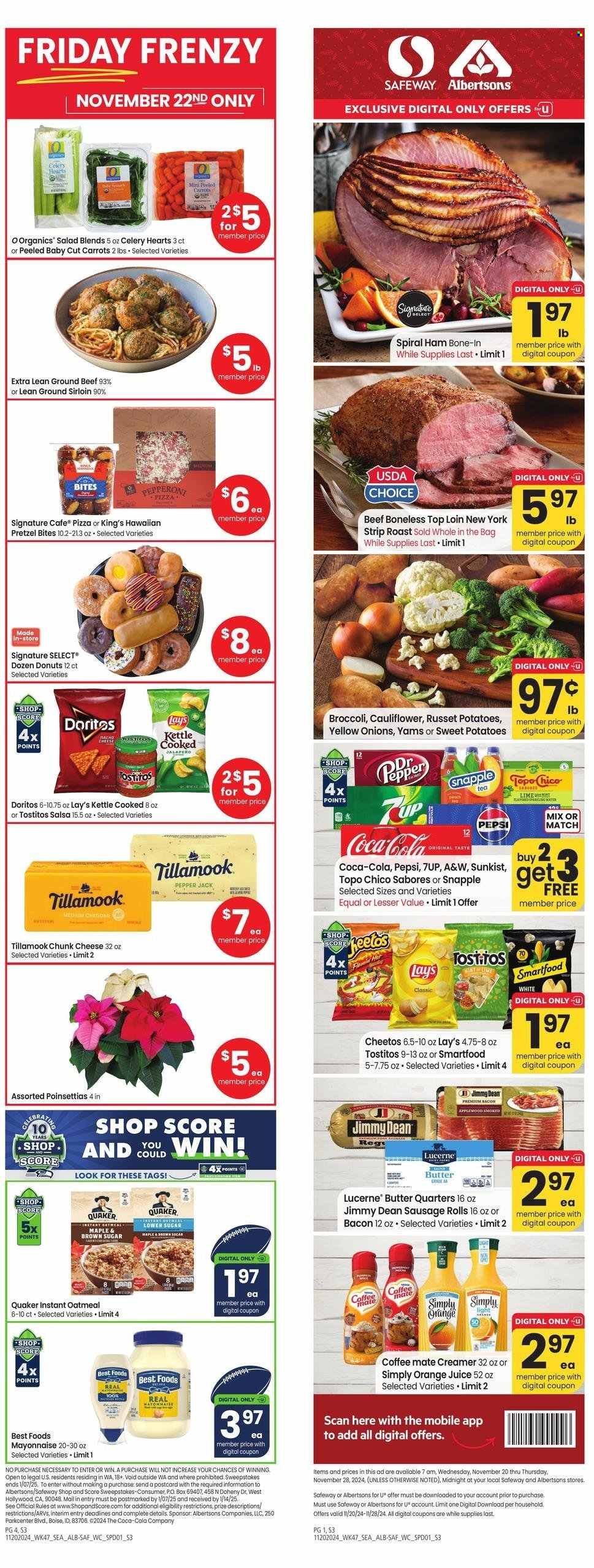 Safeway ad - 11/20/2024 - 11/28/2024. Page 1