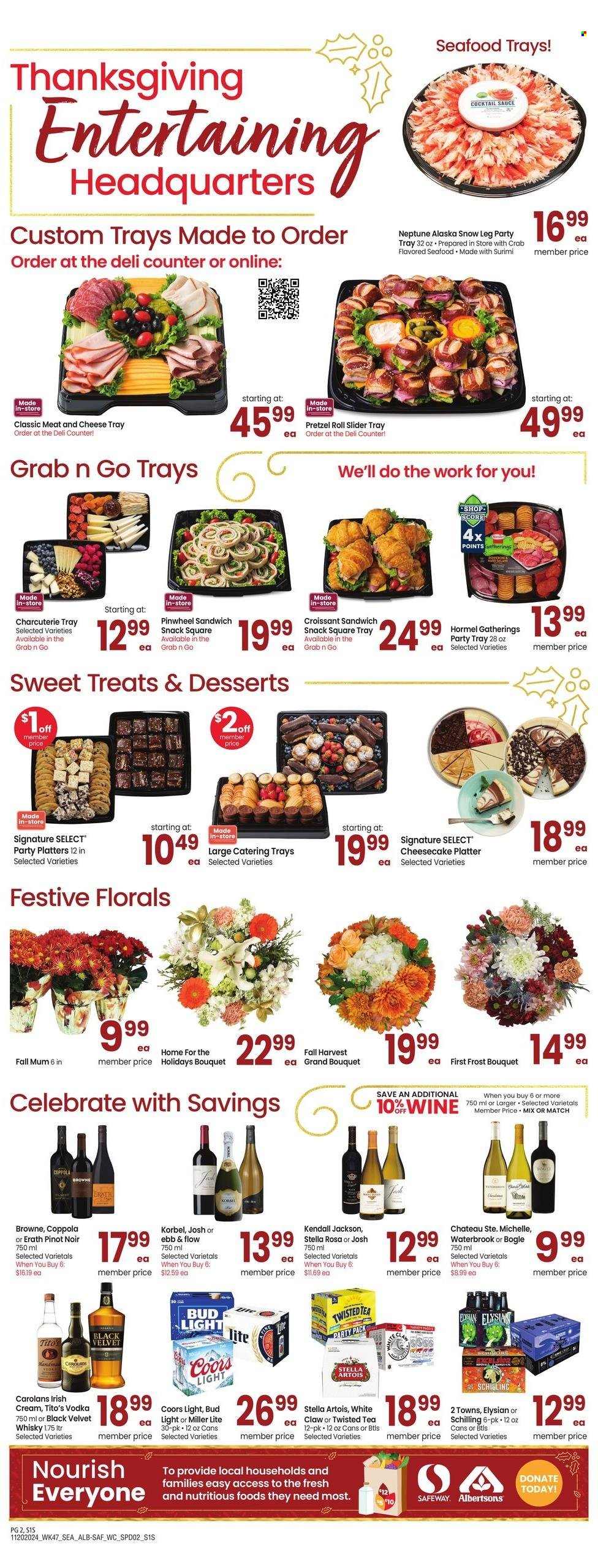 Safeway ad - 11/20/2024 - 11/28/2024. Page 1