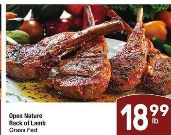 Open Nature Rack of Lamb - Grass Fed