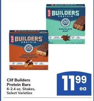 Clif Builders Protein Bars - 6-2.4 oz. Shakes, Select Varieties