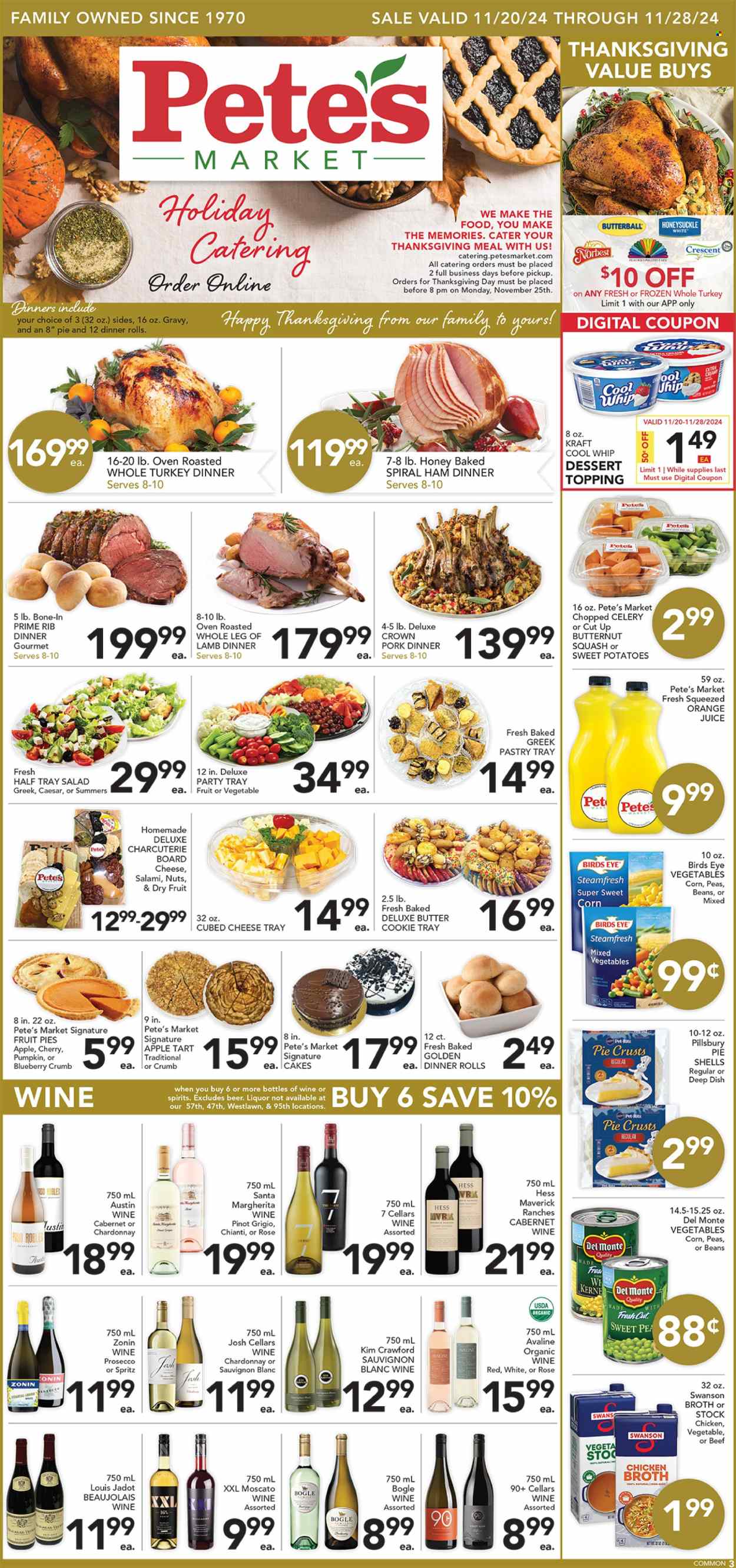 Pete's Fresh Market ad - 11/20/2024 - 11/28/2024. Page 1