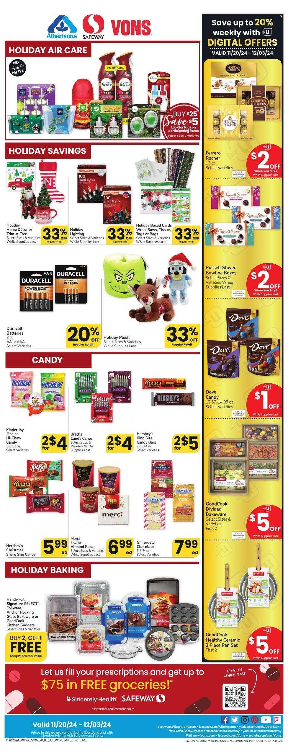 Albertsons ad - 11/20/2024 - 11/27/2024. Page 1