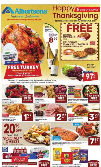 Albertsons Flyer - 11/20/2024 - 11/28/2024.