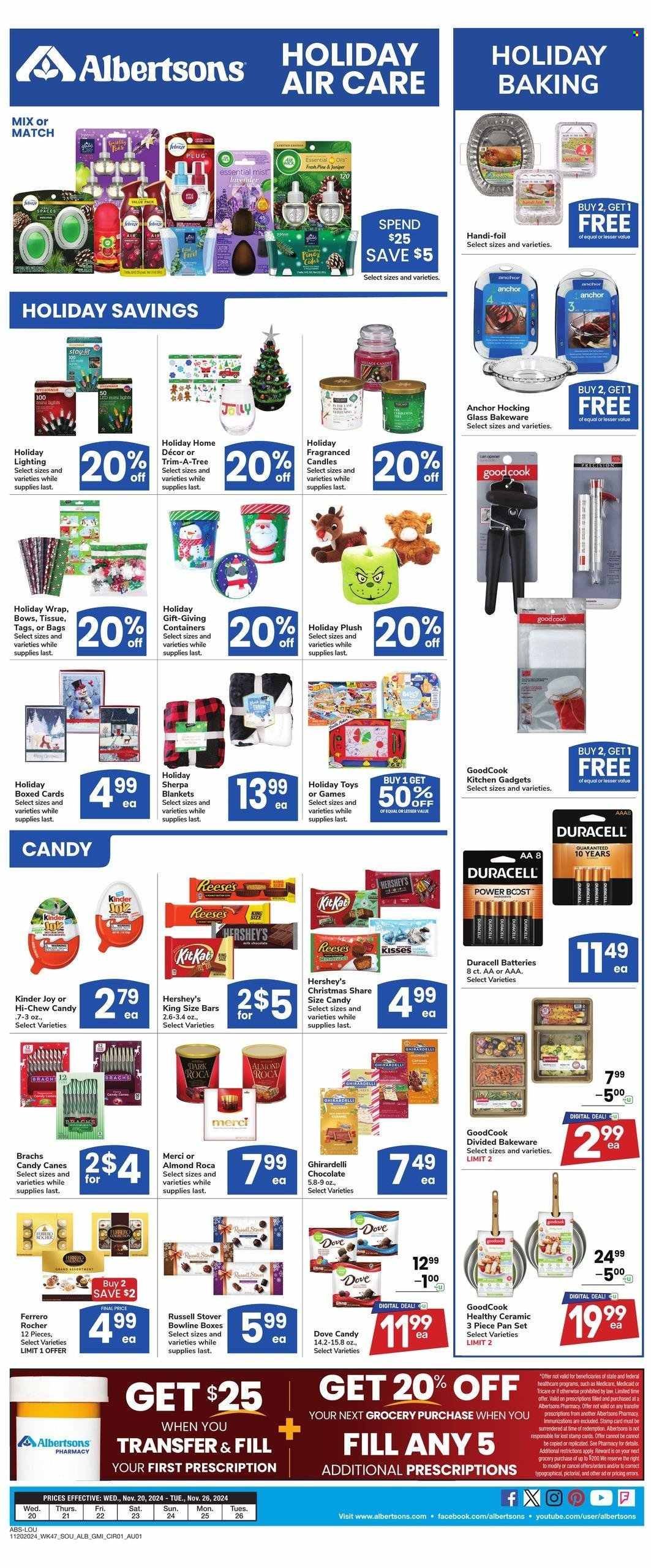 Albertsons ad - 11/20/2024 - 11/28/2024. Page 1