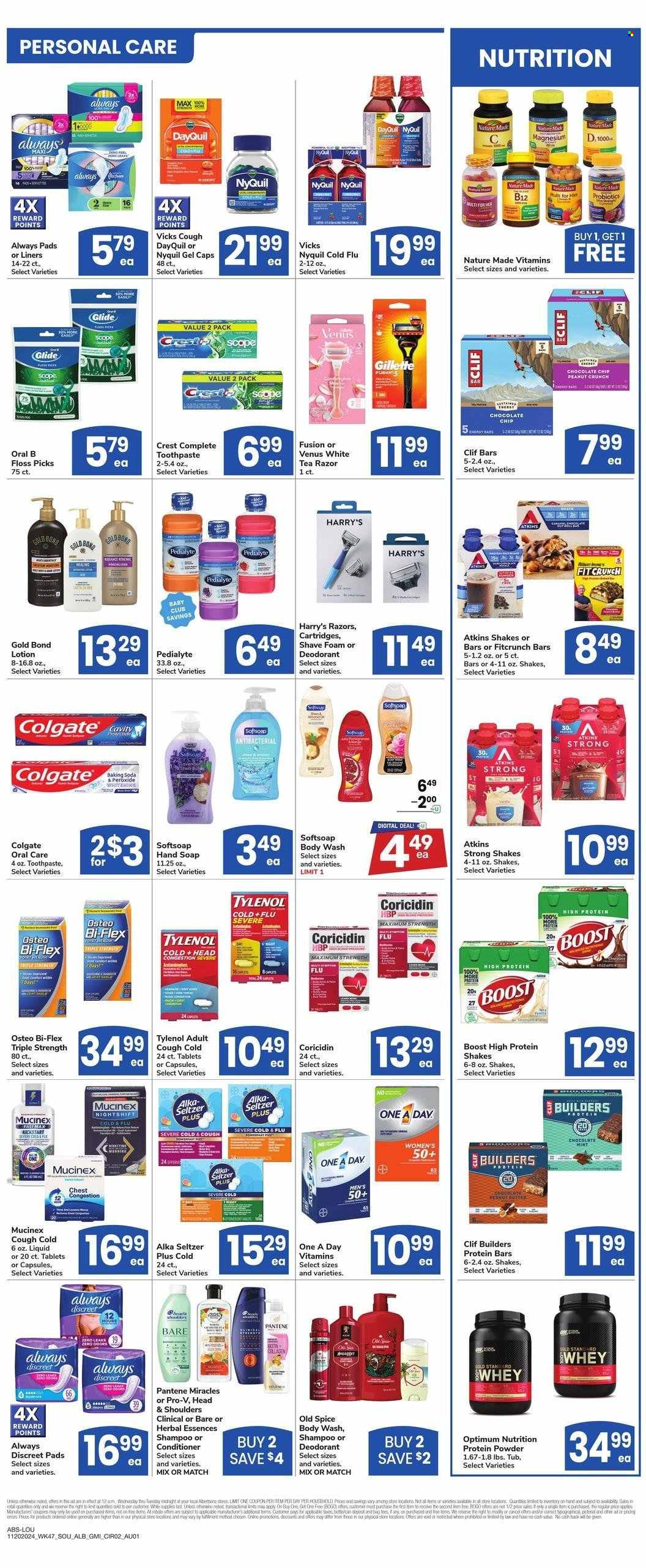 Albertsons ad - 11/20/2024 - 11/28/2024. Page 1