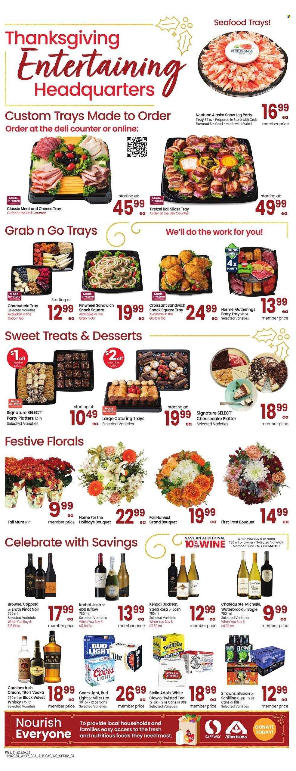 Albertsons ad - 11/20/2024 - 11/28/2024. Page 1