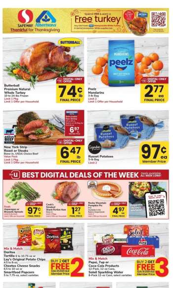 Albertsons Flyer - 11/20/2024 - 11/28/2024.