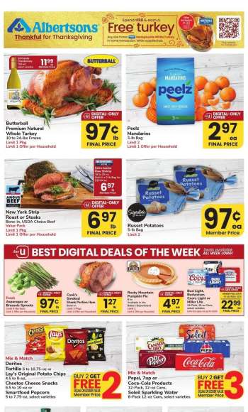 Albertsons Flyer - 11/20/2024 - 11/28/2024.