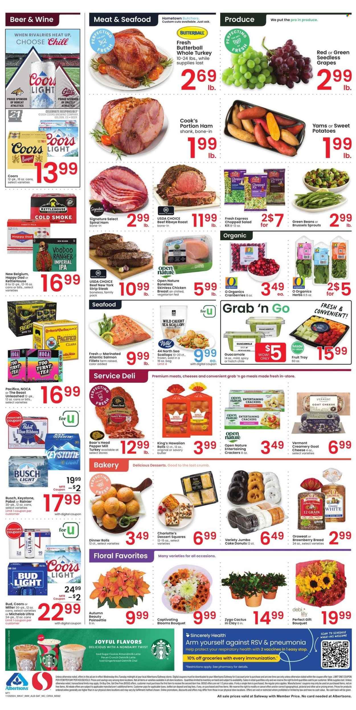 Albertsons ad - 11/20/2024 - 11/28/2024. Page 1