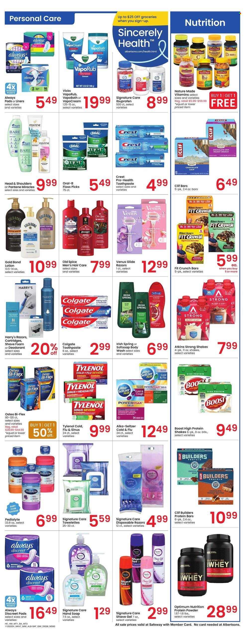 Albertsons ad - 11/20/2024 - 11/28/2024. Page 1