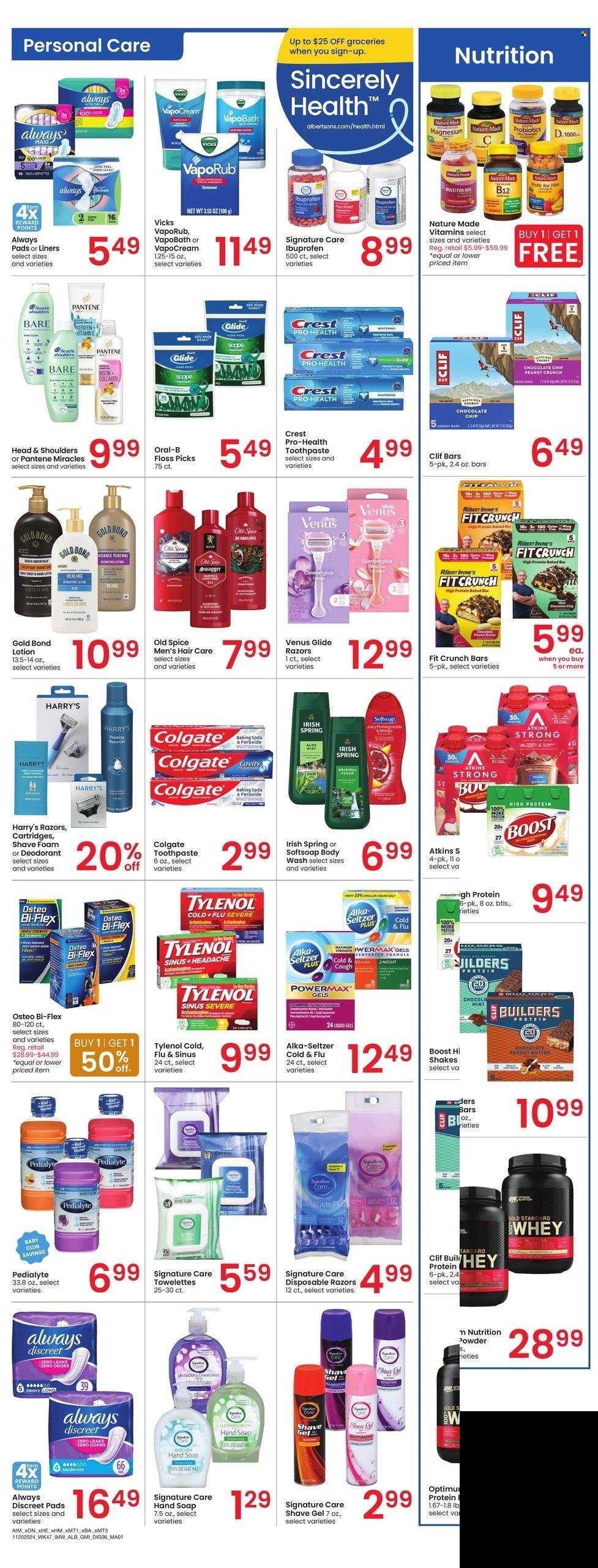 Albertsons ad - 11/20/2024 - 11/28/2024. Page 1