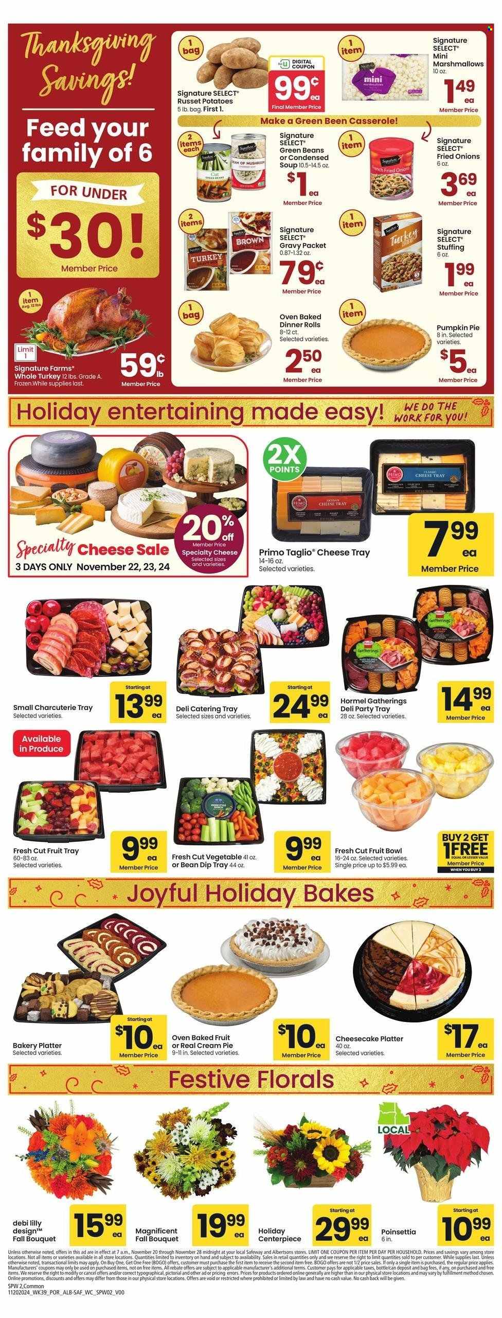 Albertsons ad - 11/20/2024 - 11/28/2024. Page 1