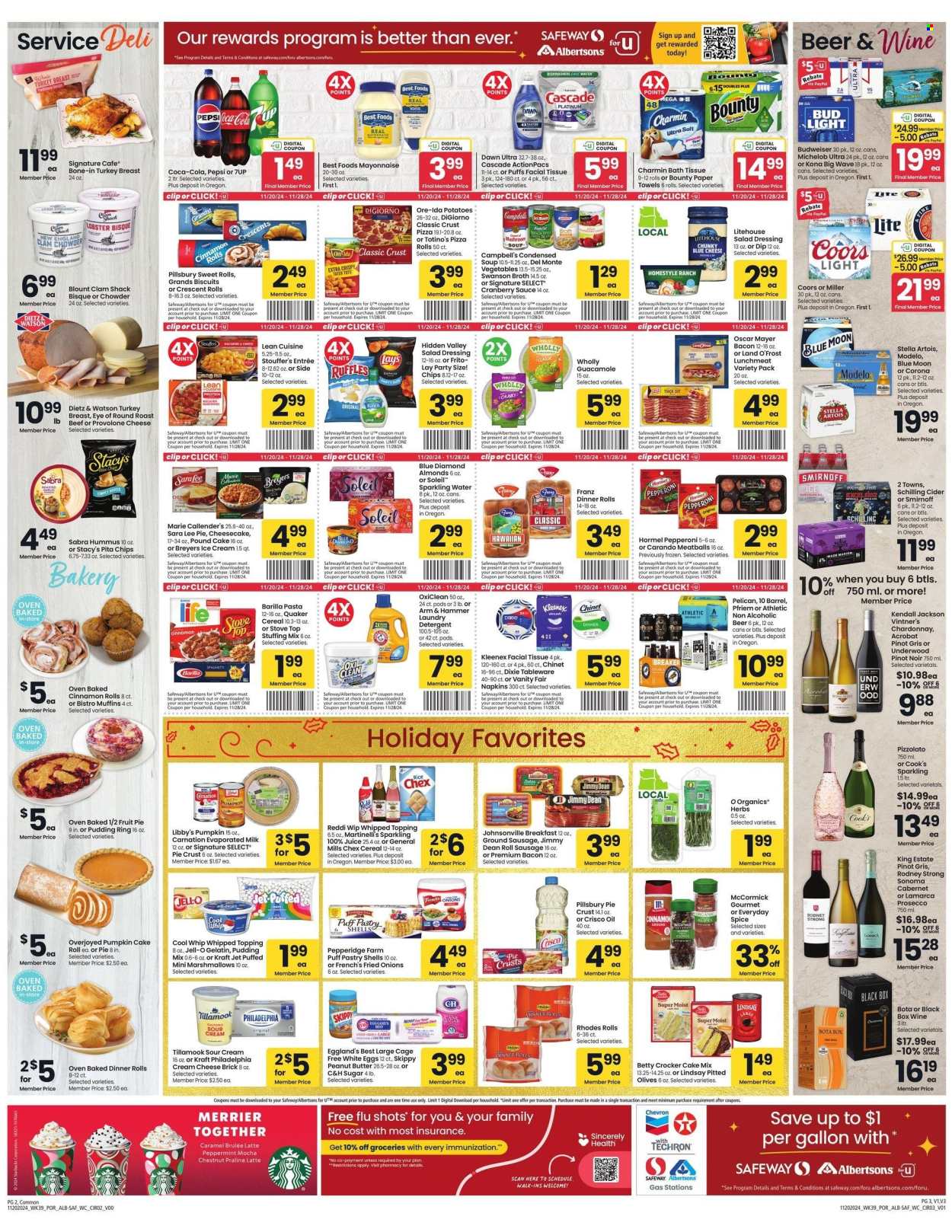 Albertsons ad - 11/20/2024 - 11/28/2024. Page 1