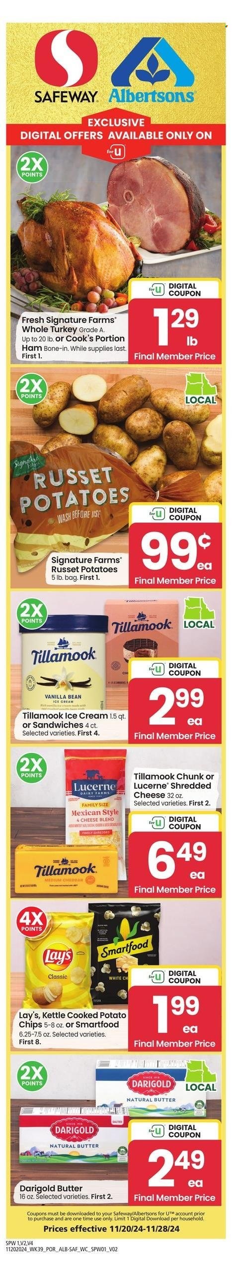 Albertsons ad - 11/20/2024 - 11/28/2024. Page 1