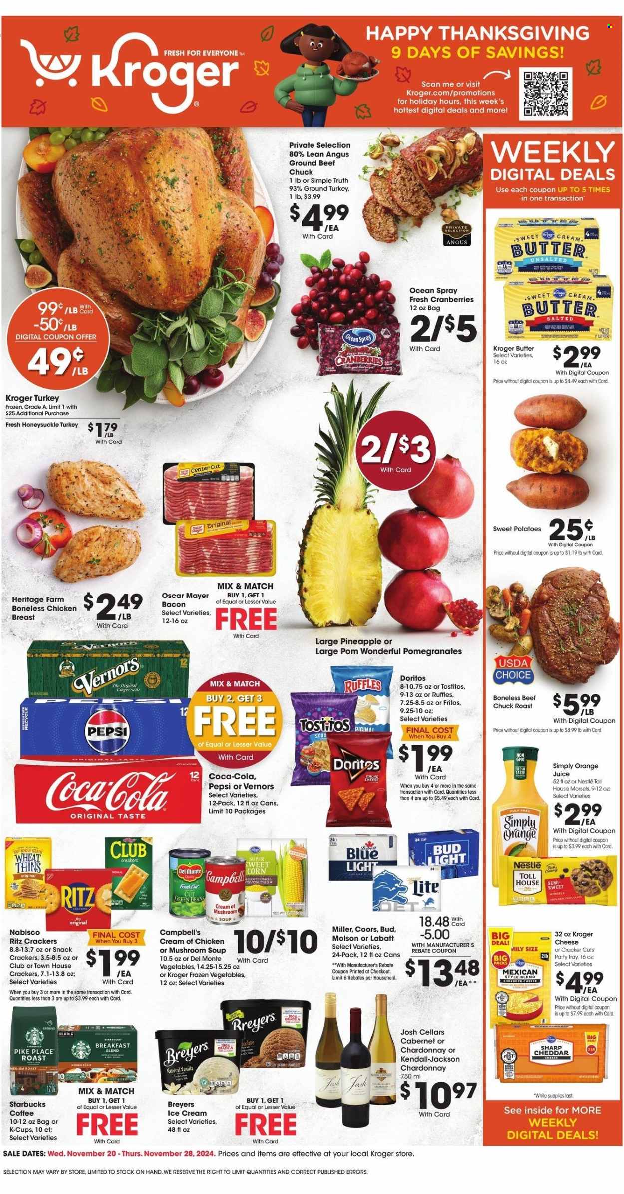 Kroger ad - 11/20/2024 - 11/28/2024. Page 1