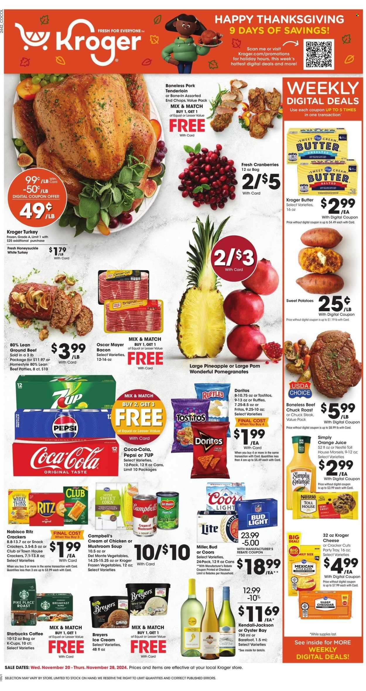 Kroger ad - 11/20/2024 - 11/28/2024. Page 1