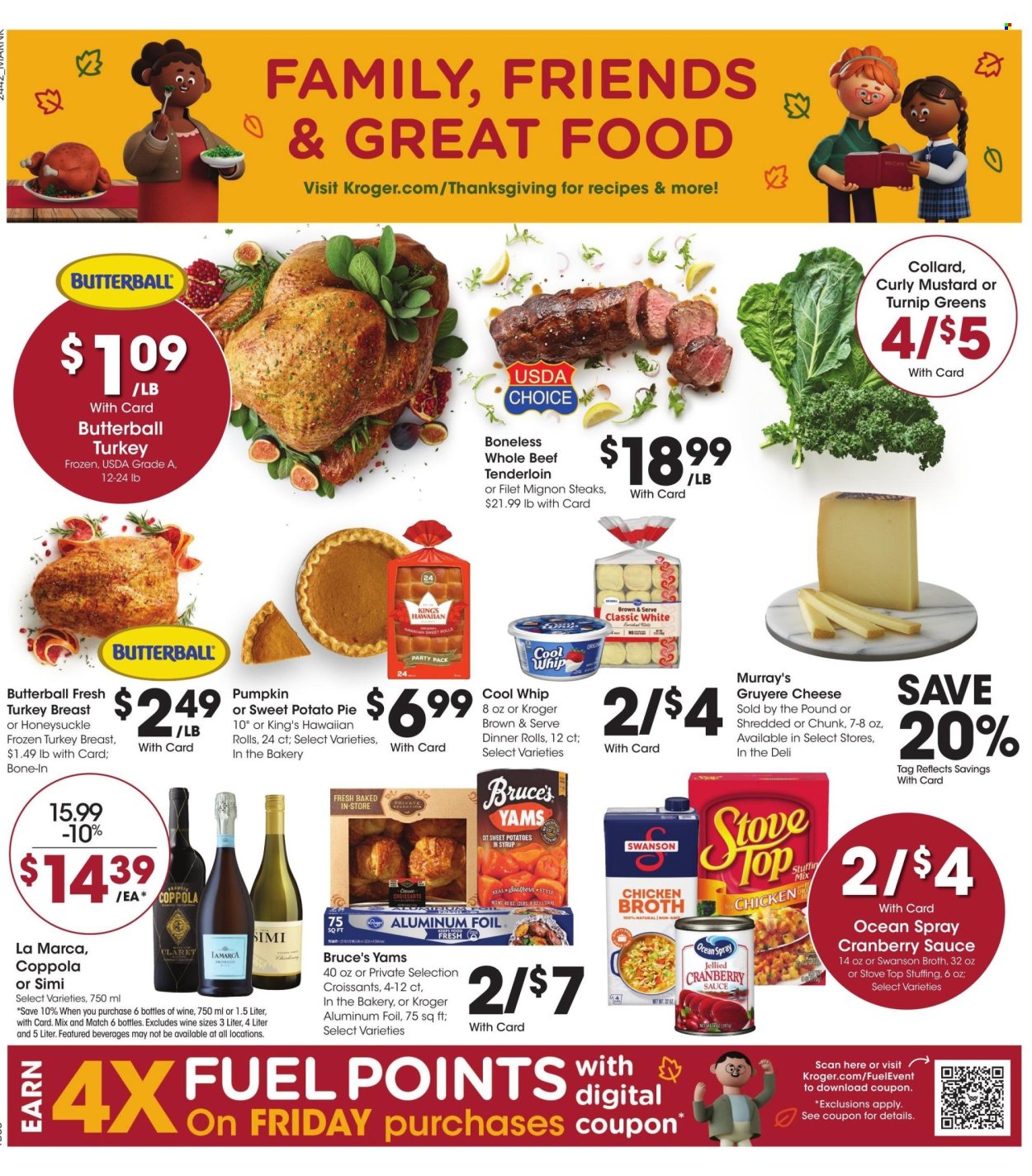 Kroger ad - 11/20/2024 - 11/28/2024. Page 1