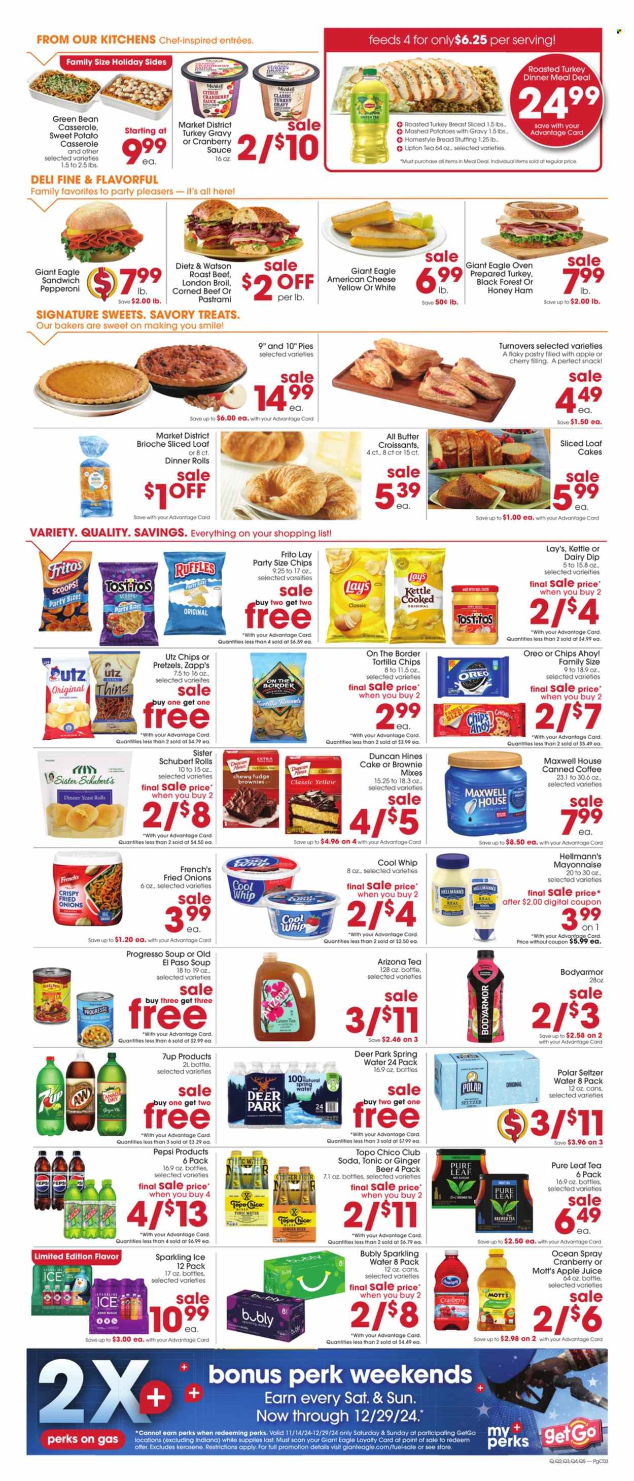 Giant Eagle ad - 11/21/2024 - 11/28/2024. Page 1