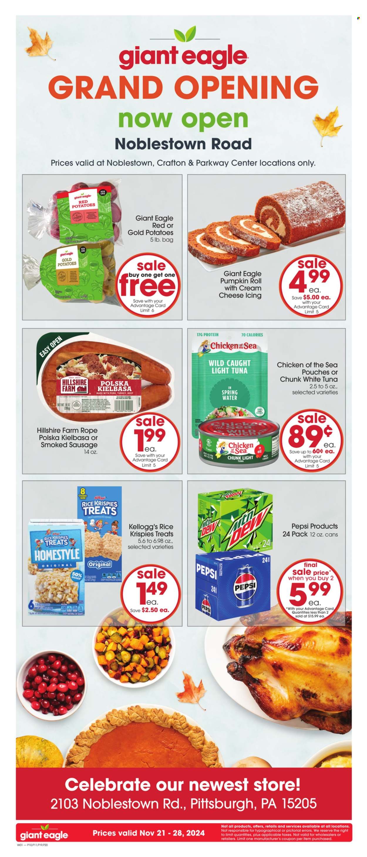 Giant Eagle ad - 11/21/2024 - 11/28/2024. Page 1