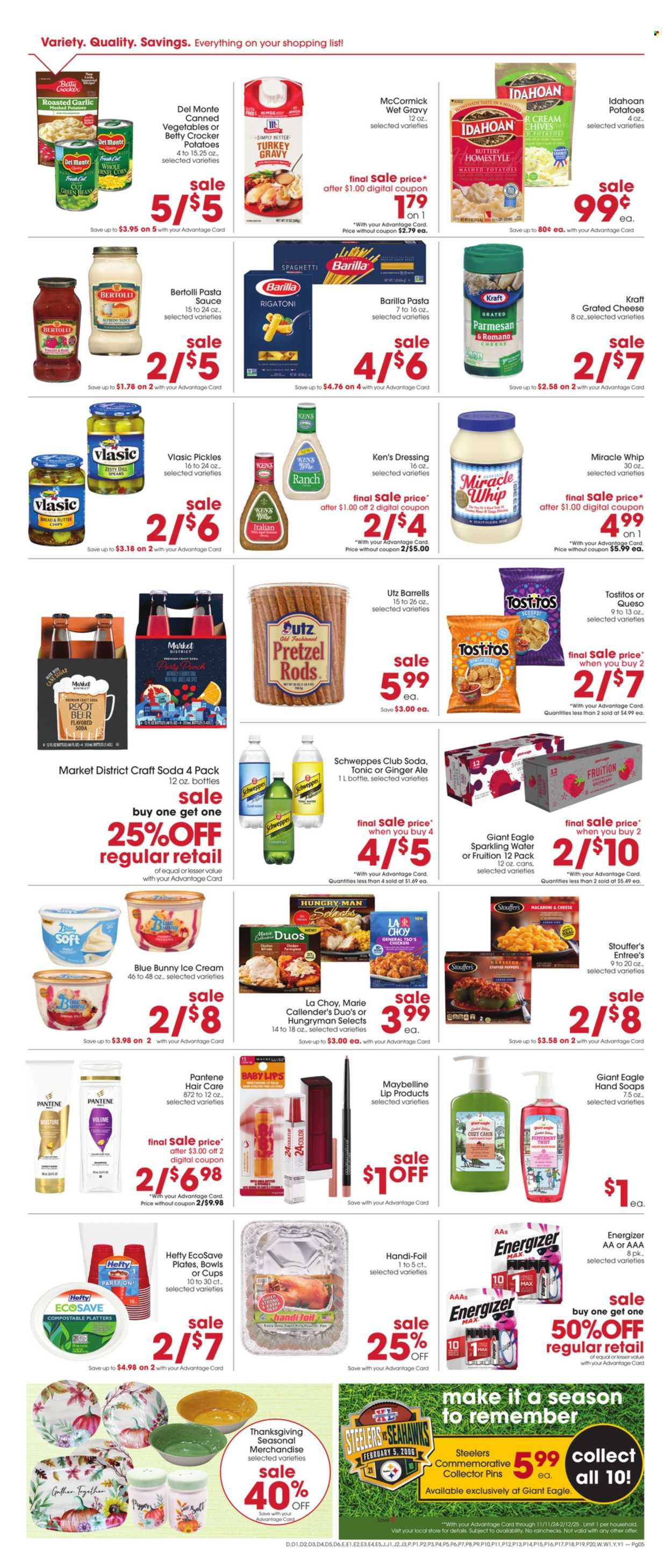 Giant Eagle ad - 11/21/2024 - 11/28/2024. Page 1