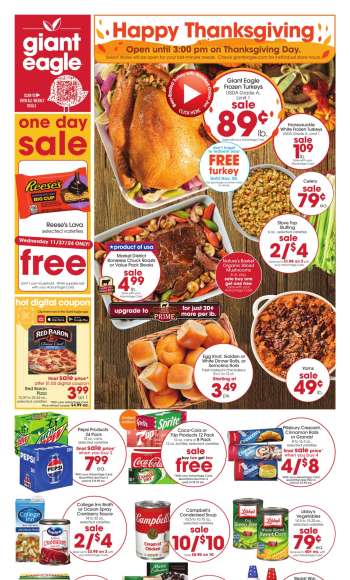 Giant Eagle Flyer - 11/21/2024 - 11/28/2024.