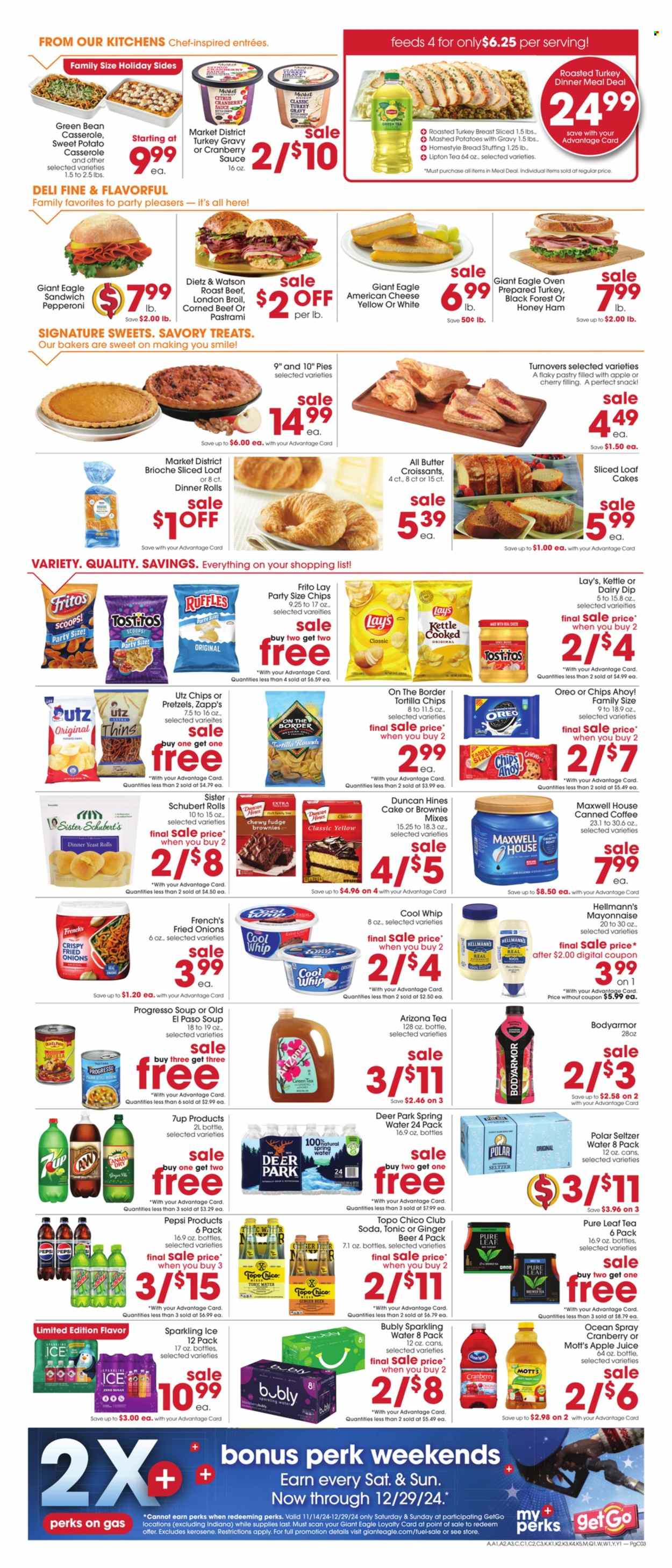 Giant Eagle ad - 11/21/2024 - 11/28/2024. Page 1