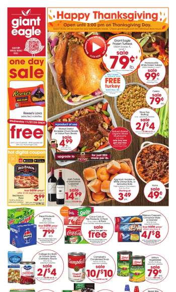 Giant Eagle Flyer - 11/21/2024 - 11/28/2024.